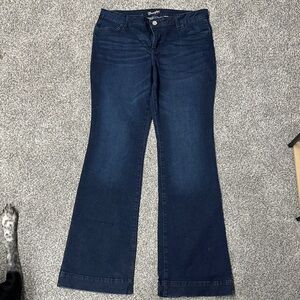 Wrangler Women's Deep Indigo Flare Jeans